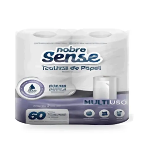 Papel Toalha de Cozinha Nobre Sense (pct c/ 2 Rolos de 60 folhas Duplas)