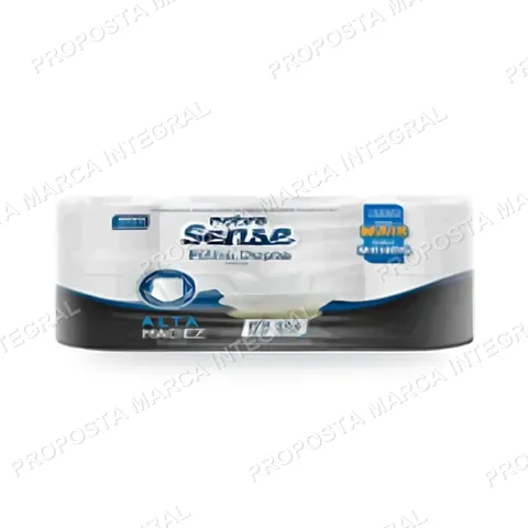 Papel Higiênico Rolinho 10x30cm fardo c/ 16 un. Folha Dupla Celulose Virgem