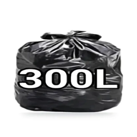 Saco de Lixo 300L Preto Pesado 120x130 c/ 50