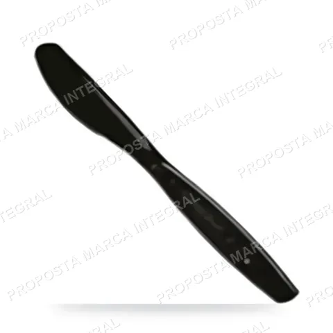 Faca Plástica Master Preta c/ 50 un.