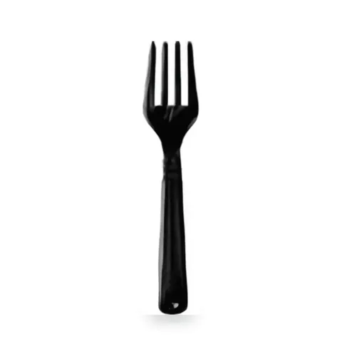 Garfo Plástico Master Preto pct c/ 50 un.
