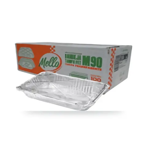 Quentinha de Alumínio M90 220ml c/ 100 un. Mello (caixa)