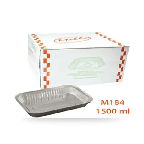Quentinha de Alumínio M184 1500ml c/ 10 un. Mello (caixa)