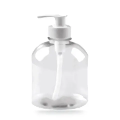 Frasco com Válvula Pump 500ml (Álcool/sabonete) Nobre