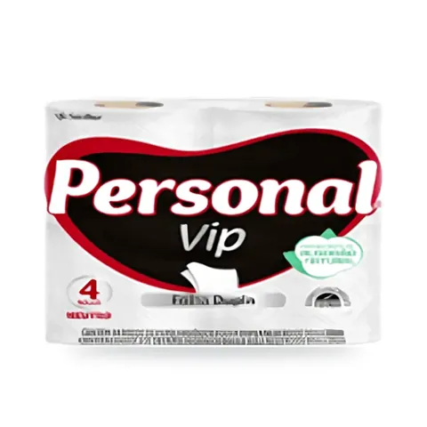 Papel Higiênico Personal VIP Folha Dupla Neutro 30m