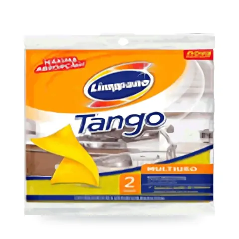 Pano Multiuso Tango Amarelo pct c/ 2