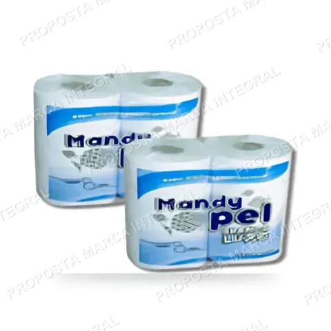 Papel Higiênico Institucional Luxo c/ 8 Mandypel