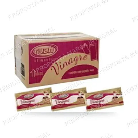 Vinagre de Álcool Sachê 4ml Mariza 300 un.