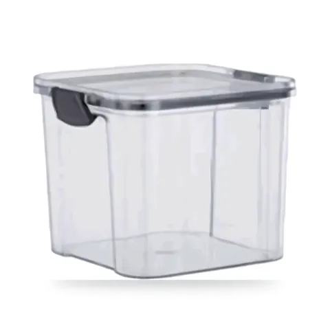 Pote Hermético Quadrado 900ml Tampa c/ Trava Mood