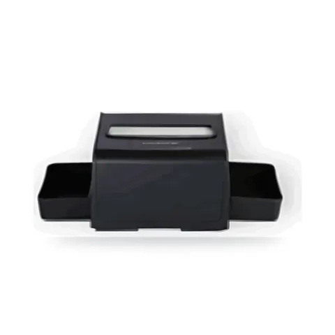 Dispenser p/ Guardanapo Interfolhado (c/ Porta Sachê) Preto Nobre