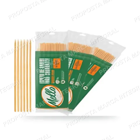 Espeto Mello 25cm Pacotes 50 un.