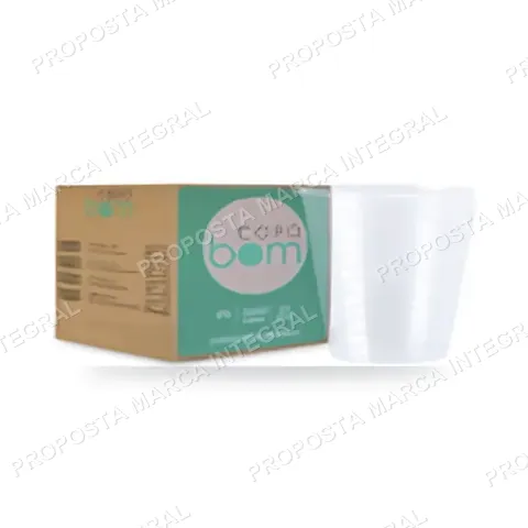 Copo PS 200ml Transparente Copobom cx 25x100 (2500 un.)