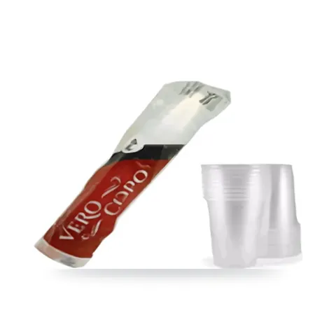 Copo PP 300ml Transparente Verocopo pct c/ 100 un.