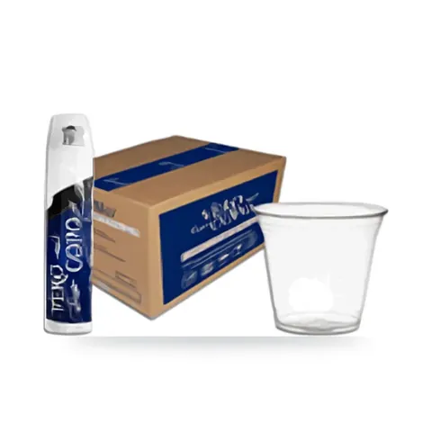 Copo PP 330ml Transparente pct c/ 50 un.